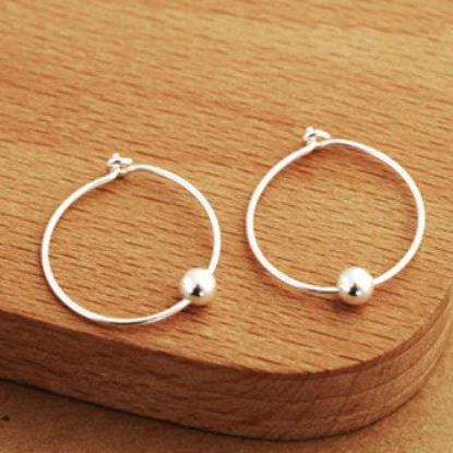 Simple Style Circle Studs Earring, Gold Studs..