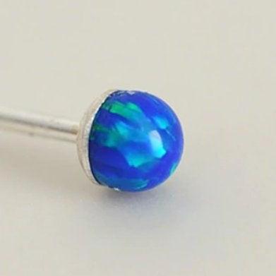 Simple Round Studs Earring Imitation Opal..