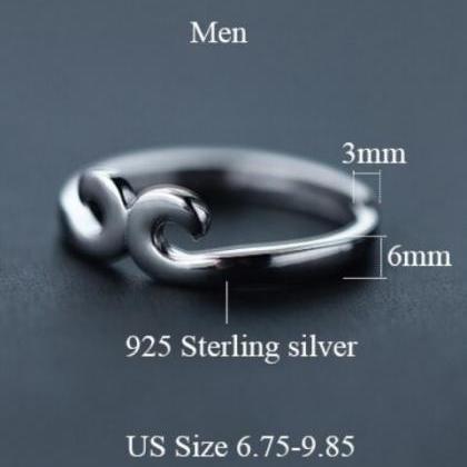 Silver Ring for Man & Women, 925 St..