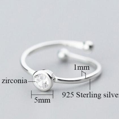 925 Sterling Silver Ring,Engagement..