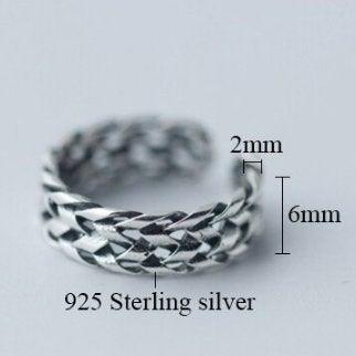 Multi Layer Adjustable Ring,925 Sterling Silver..