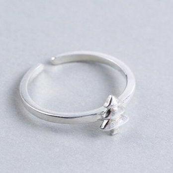 Christmases Tree Ring, 925 Sterling Silver Ring,..