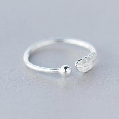925 Sterling Silver Ring, Engagement Ring, Silver..