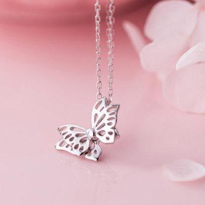 Fashion Cute Romantic Butterfly Initial..