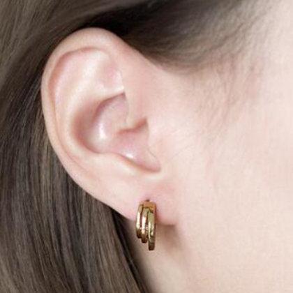 Fashion Three Layer Cute Studs Earring,925..