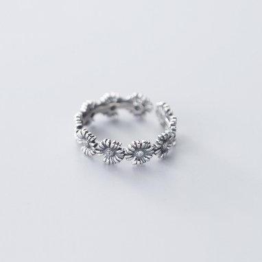 Fashion Cute Daisy Flower Open Ring,engagement..