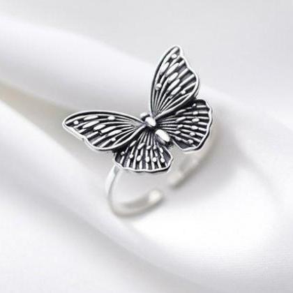 Hot Sale Cute Vintage Butterfly Rin..
