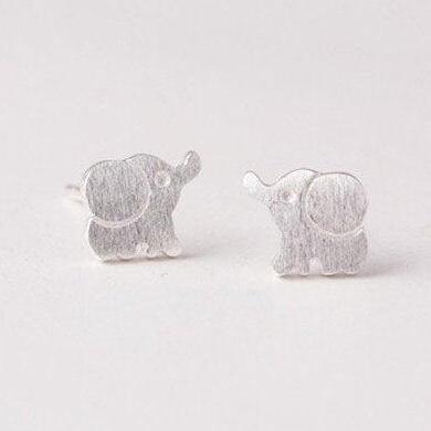 Cute Elephant Students Fashion Earring,925..