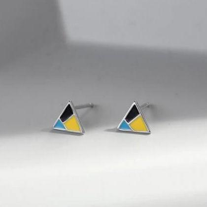 New Fashion Small Colorful Triangle..