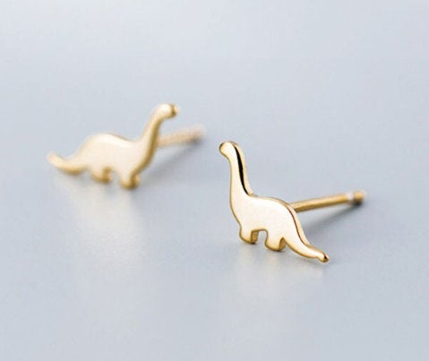 Fashion Dainty Small Dinosaurs Studs Earring,925 Sterling Silver,minimalist Earring,boho Earring,gift For Her Wedding Gift. Jewellery.