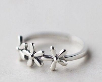 Fashion Elegant Flower Open Charm Ring,engagement Ring,dainty Ring,gift For Her,minimalist Ring,boho Ring,wedding Ring.