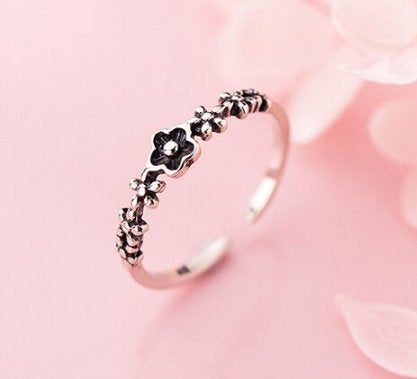 Hot Sale New Fashion Elegant Flower Open Charm Ring,Engagement Ring,Dainty Ring,Gift for her,Minimalist Ring,Boho Ring,Wedding Ring.