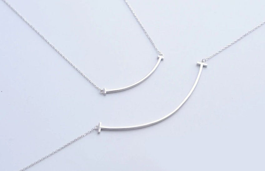 Initial Necklace, 925 Sterling Silver Necklace, Minimalist Necklace, Boho Necklace, Dainty Necklace, Gift For Her, Bridesmaids Jewellery.