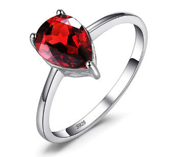 Fashion Red Garnet Women Simple Ring,engagement Ring,dainty Ring, Gift For Her, Minimalist Ring, Boho Ring, Wedding Ring.