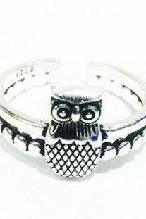 Hot Sale Fashion Owl Gift Open Charm Sterling Silver Ring,Engagement Ring,Dainty Ring,Gift for her,Minimalist Ring,Boho Ring,Wedding Ring.
