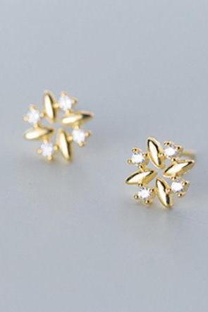 Studs for Girl, Gold Earrings , 925 Sterling Silver, Minimalist Earring, Boho Earring, Tiny Earring, Dainty Ring, Gift For her, Jewellery.