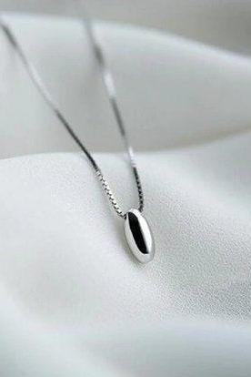 New Fashion Cute Romantic Water Drop Girlfriend Necklace,925 Sterling Silver,Minimalist Necklace,Boho Necklace,Gift for her,Bridesmaids Gift
