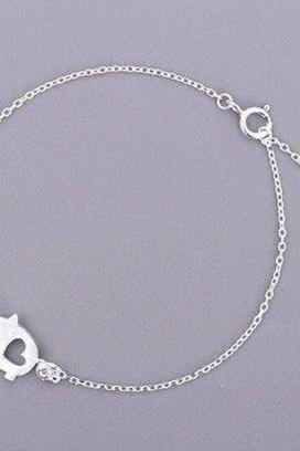 Hot Sale Fashion Pig Temperament Charm Bracelet.925 Sterling Silver Bracelet,Minimalist Bracelet,Boho Bracelet,Gift for her,Gift for her