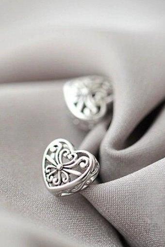 Cute Romantic Trend Decoration Heart Hollo Studs ,925 Sterling Silver,Minimalist Earring, Boho Earring,Tiny Earring,Gift For her, Jewellery.